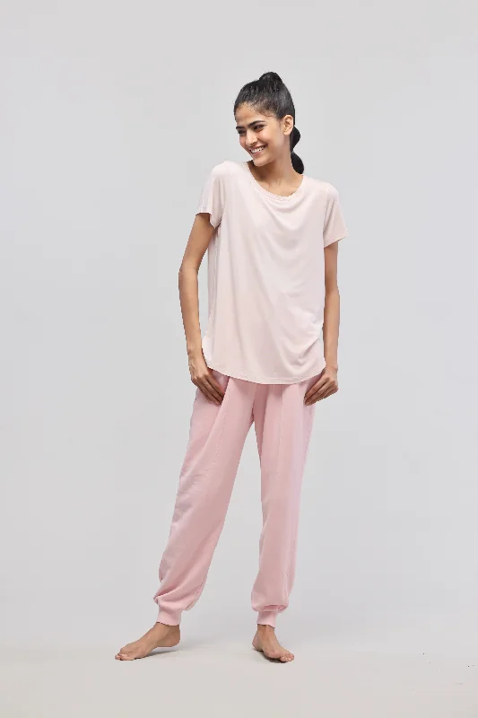 Pink Terry Set with Light Pink Regular Top