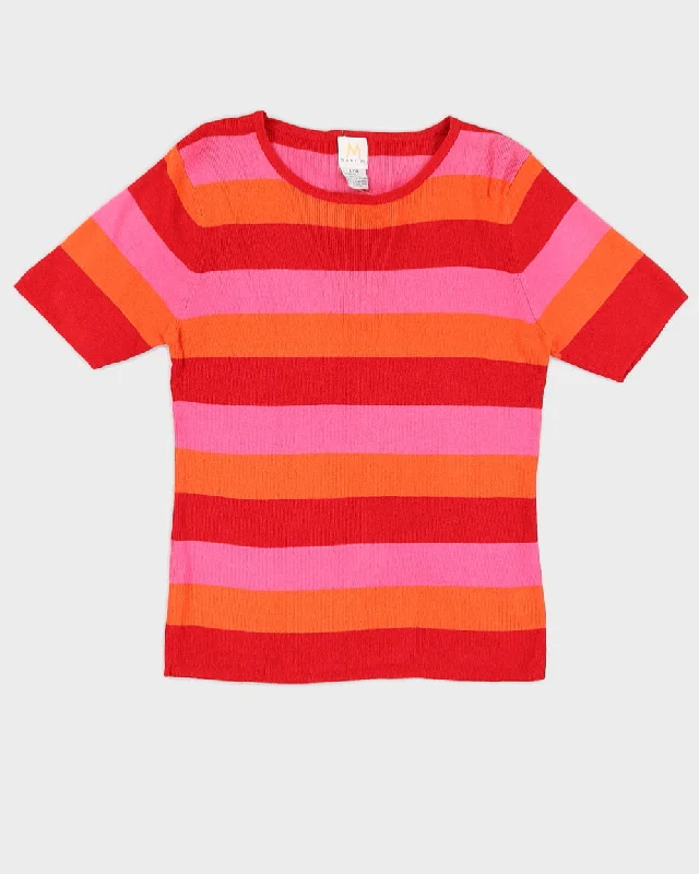 00s Mantles Stripe Top - L