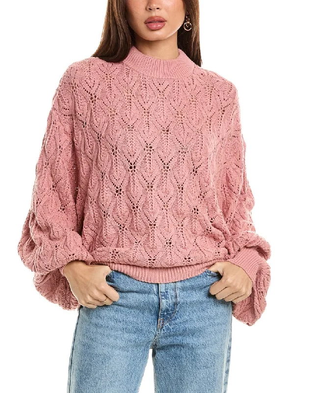 Maronie Pointelle Sweater