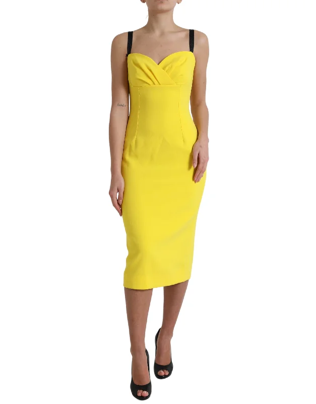 Dolce & Gabbana Sunshine Chic Sleeveless Midi Women's Dress