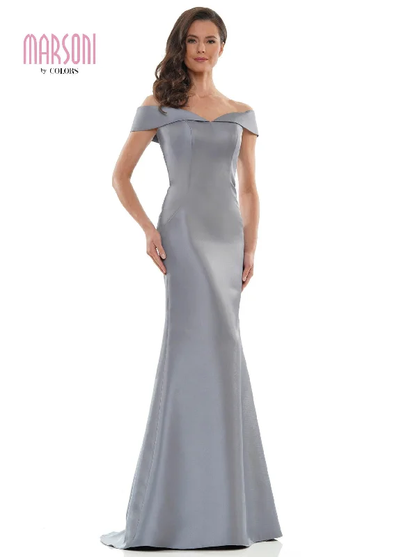 Marsoni Mother of the Bride Long Satin Dress 1003