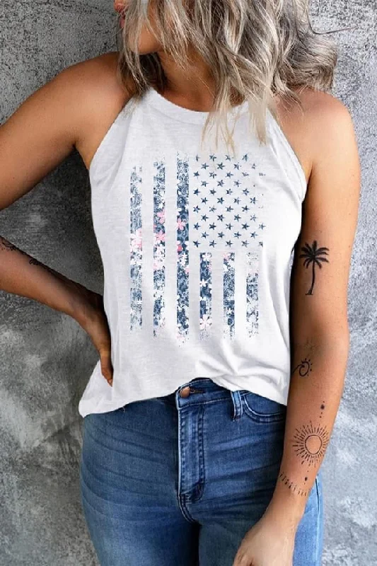 Patriotic eye-catching tank top