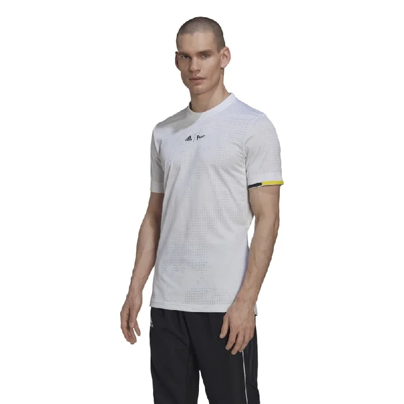 Adidas Men's London Top (White/Yellow)