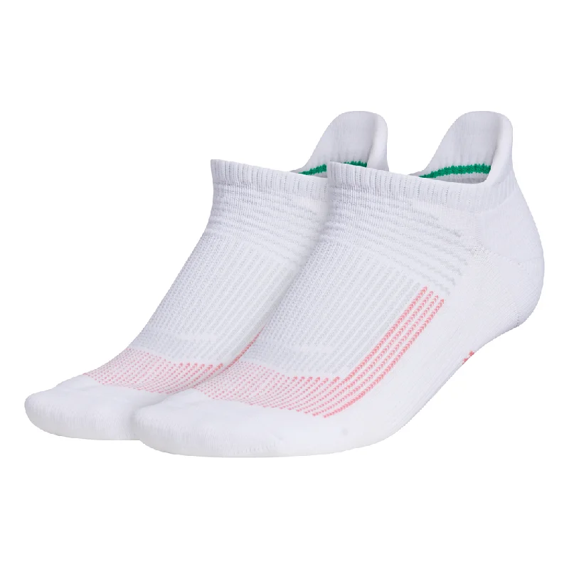 adidas Women's Superlite UB21 Tabbed No-Show Socks 2 Pack (White)