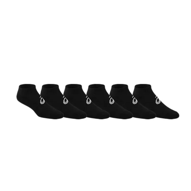 Asics Invasion No Show Socks 6 Pack (Black)