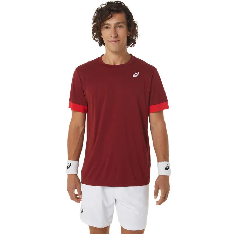 Asics Men's Court SS Top (Beet Juice/Classic Red)