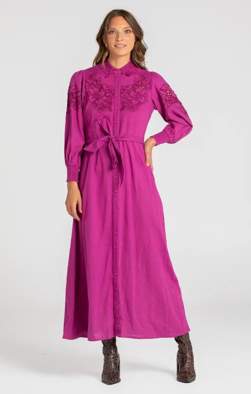 Boom Shankar - Clementine Dress - Magenta - W24DR22