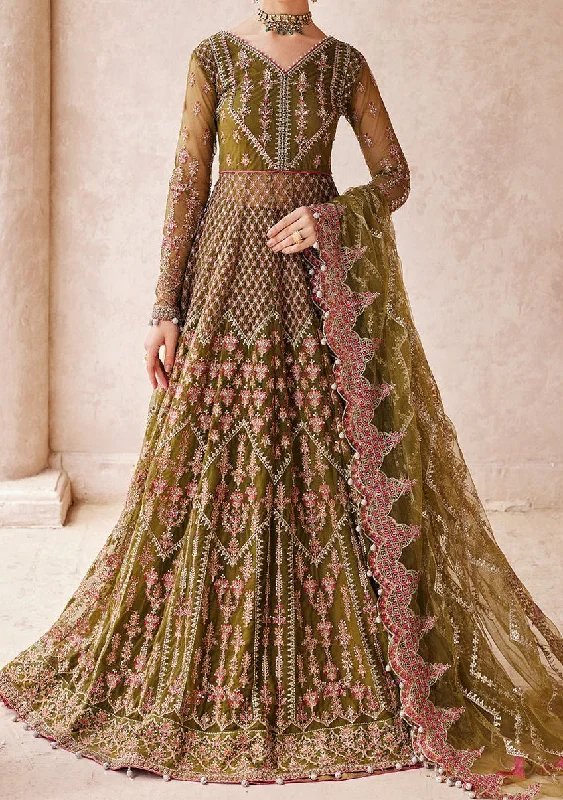 Emaan Adeel Pakistani Luxury Anarkali Net Dress