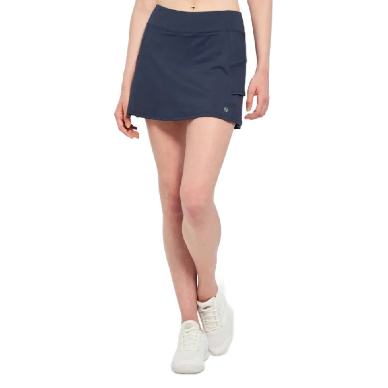 Lija Women's 14-Inch Elevate Skort (Dark Navy)