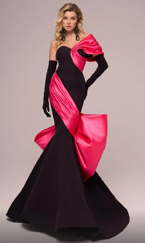 MNM Couture F02883 - Bow Accent Evening Gown