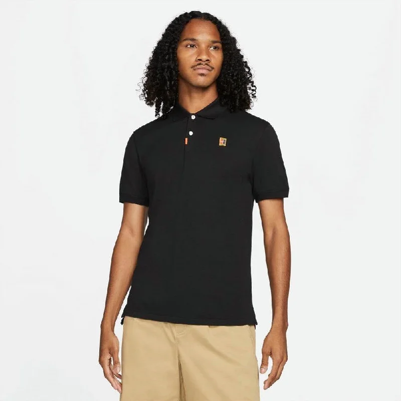 Nike Men's Dri-FIT Slim-Fit NYC Slam Polo (Black)