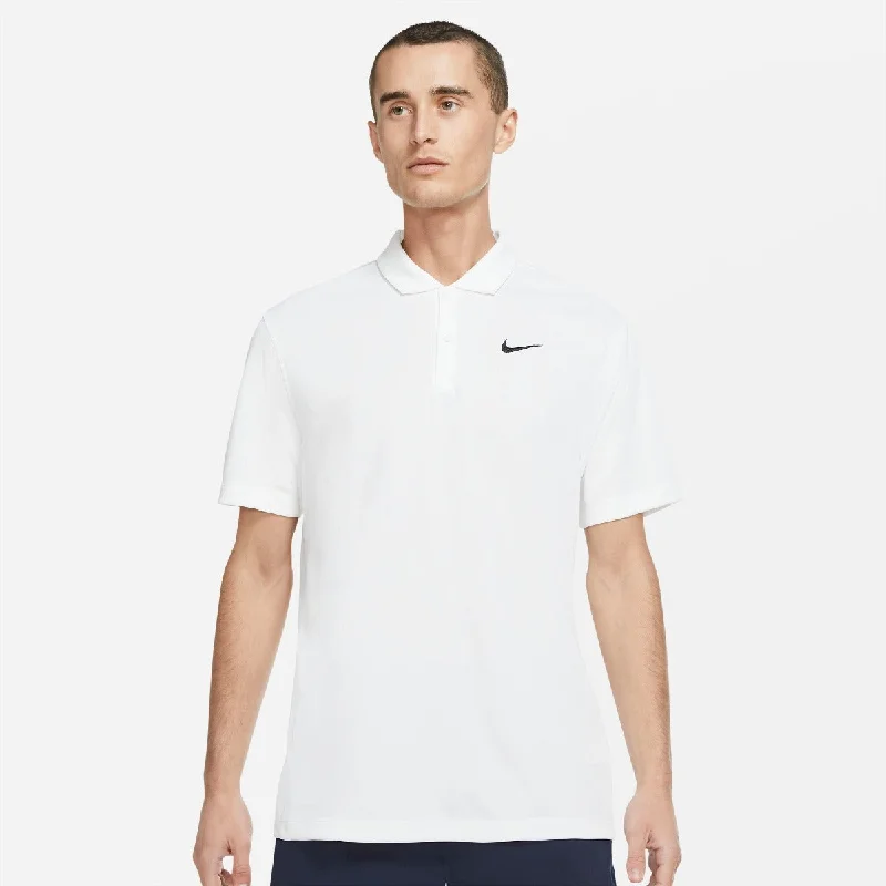 Nike Men's Dri-FIT Victory Solid Polo (White)