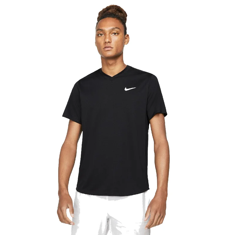 Nike Men's Dri-FIT Victory Top (Black/White)