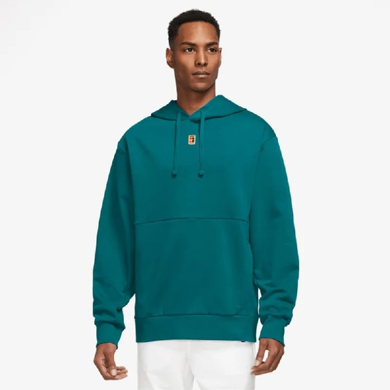 Nike Men's Fleece Heritage Tennis Hoodie (Blue)