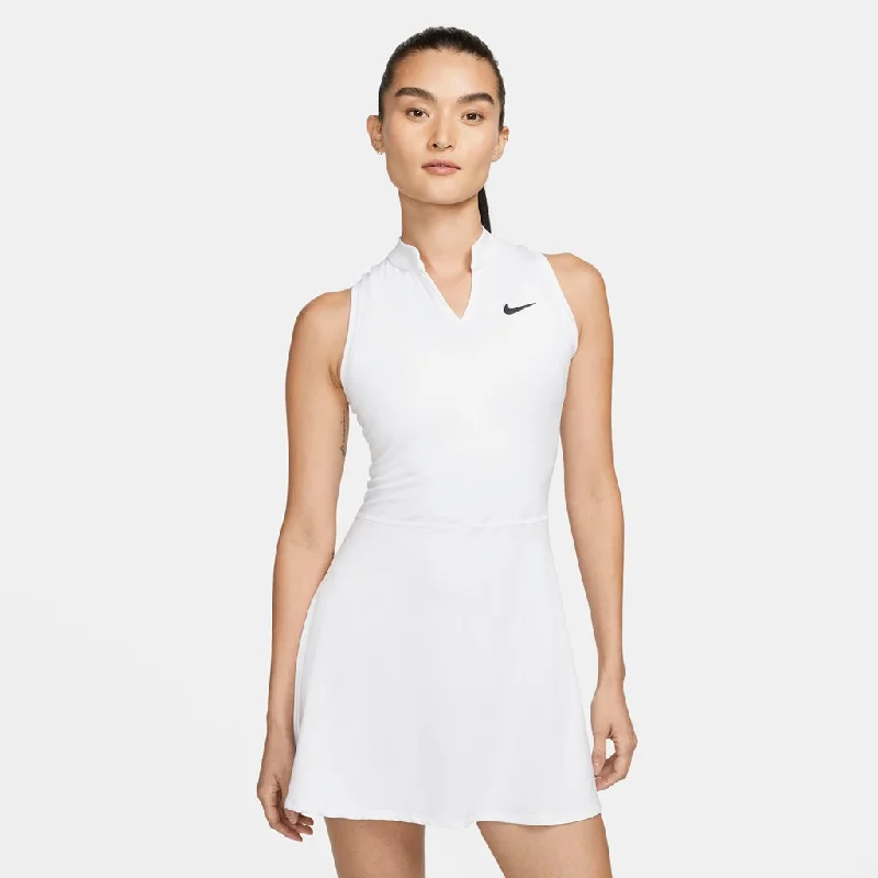 Nike Women's Dri-FIT Victory Dress (White/Black)