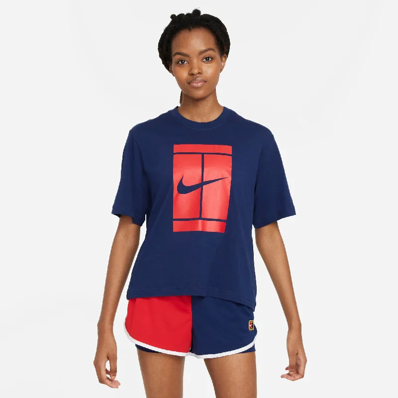 Nike Women's Seasonal NikeCourt Top (Binary Blue)