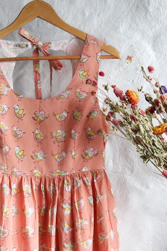 Peach Chidiya Dress