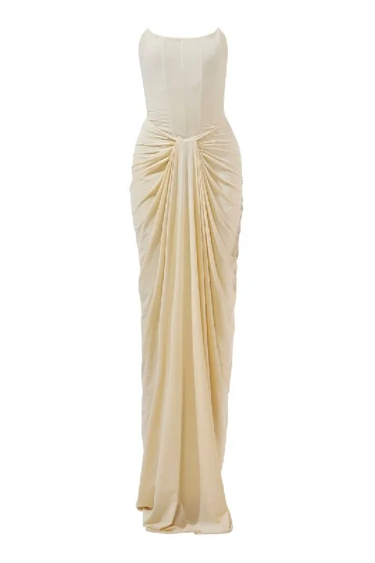 PEARL IVORY CORSET GOWN