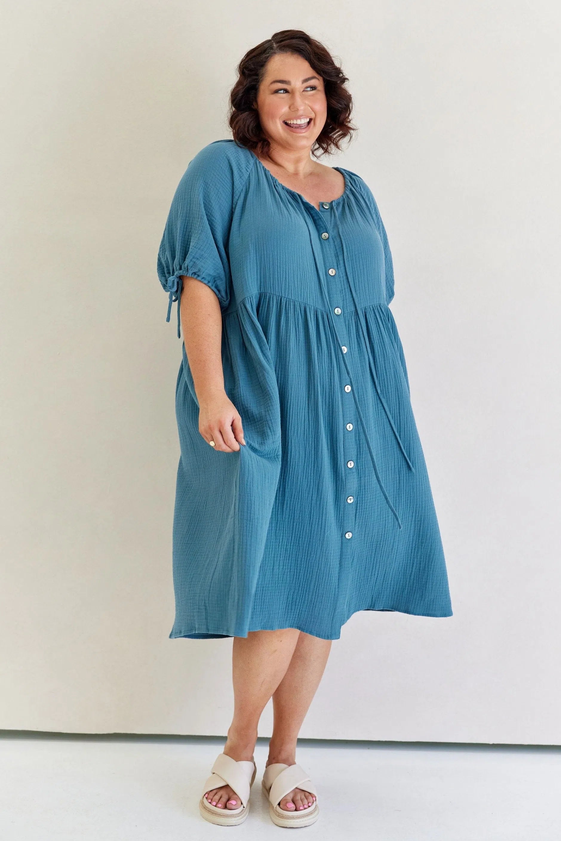 Sally Dress - Ocean