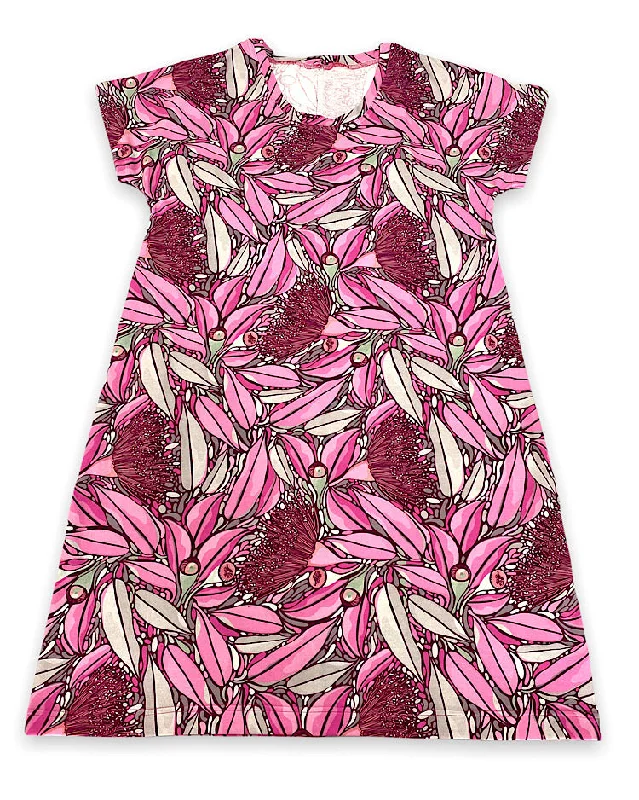 Size Medium Ladies Lounge Dress Pink Natives