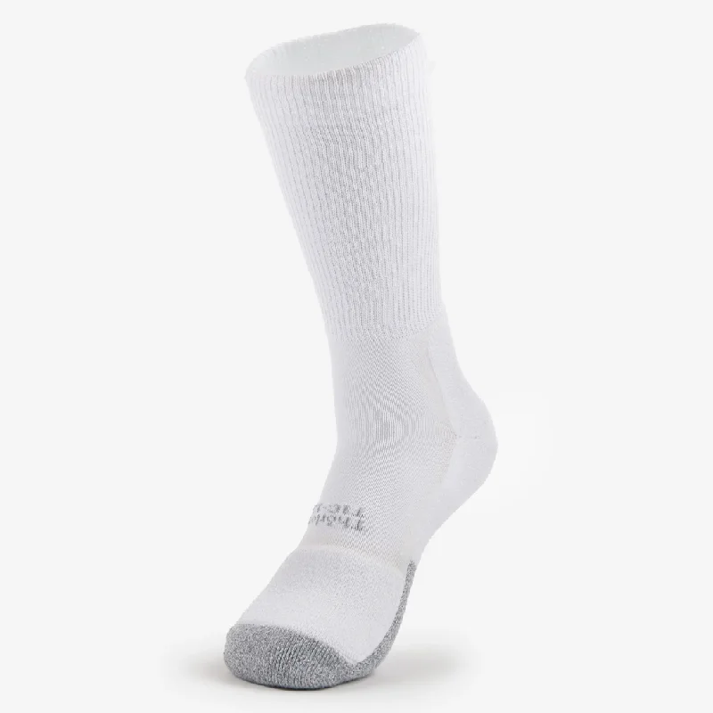 Thorlo Unisex Tennis Light Cushion Crew Socks (White)