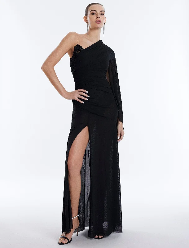 Ularia One Sleeve Evening Gown