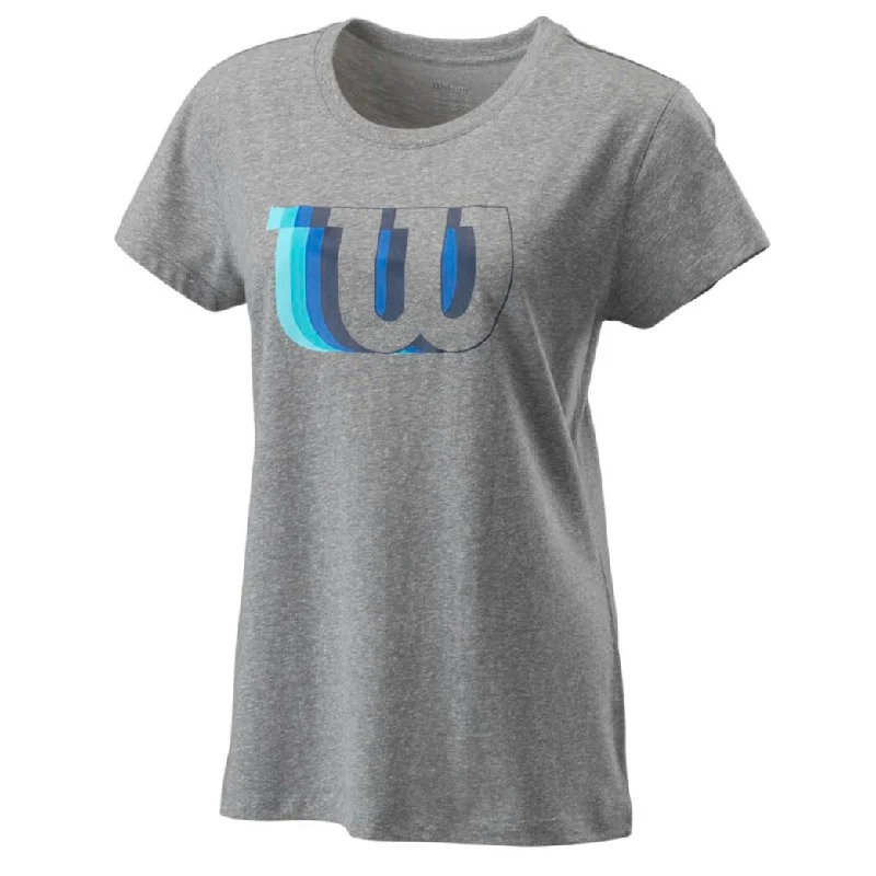 Wilson Women's Blur W Tech Tee (Grey)