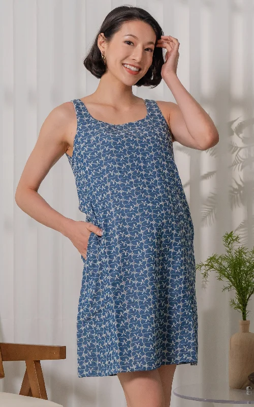 Leia Denim Nursing Dress