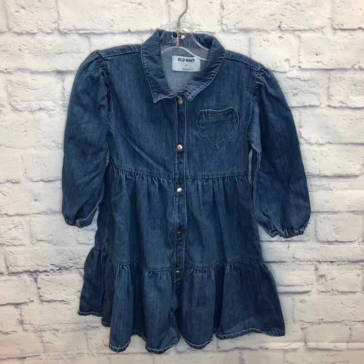 Old Navy Denim Size 5 Girls Dress