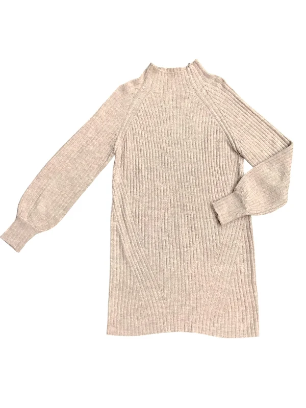 Dress Sweater By Cmc In Tan, Size: S