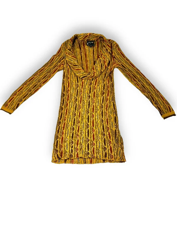 Y2K Coogi Cowl Neck Sweater Dress