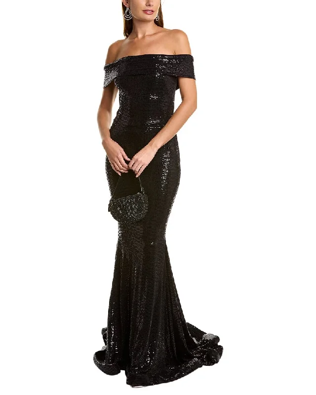 issue New York Sequin Gown