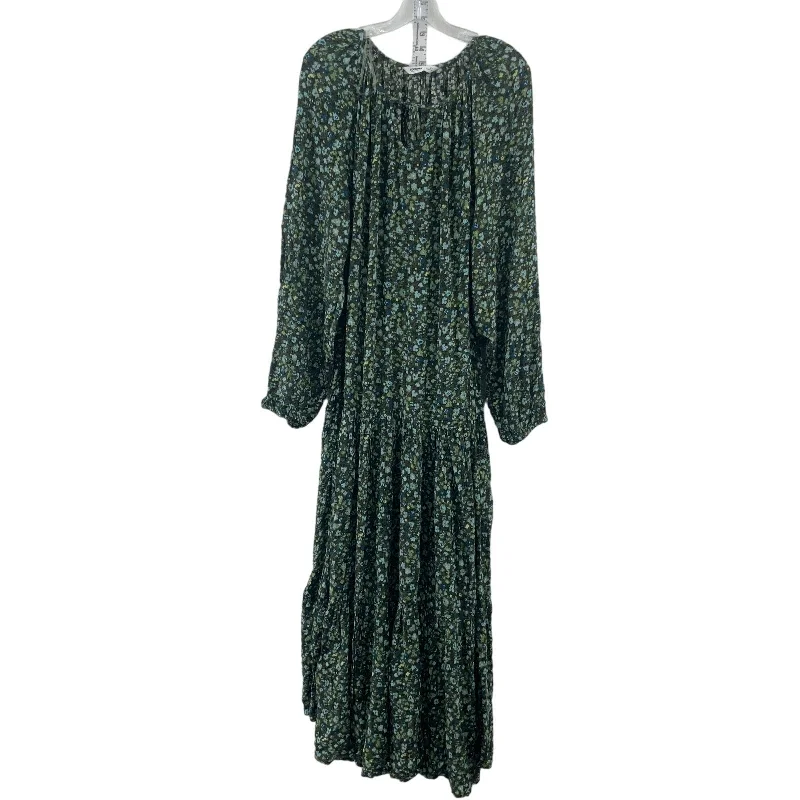 Sonoma Green Prairie Floral Loose Long Sundress Plus Size 2X Women's - Preowned