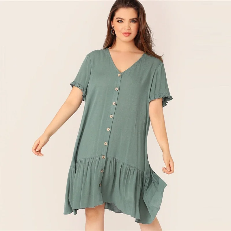 Women's Summer Casual Plus Size Dress