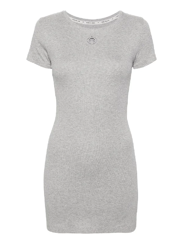 Organic Cotton 1X1 Rib T-Shirt Dress