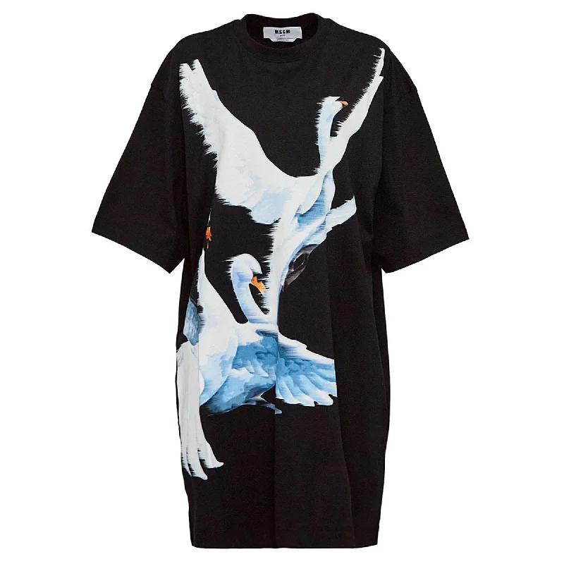 Swans Printed T-Shirt